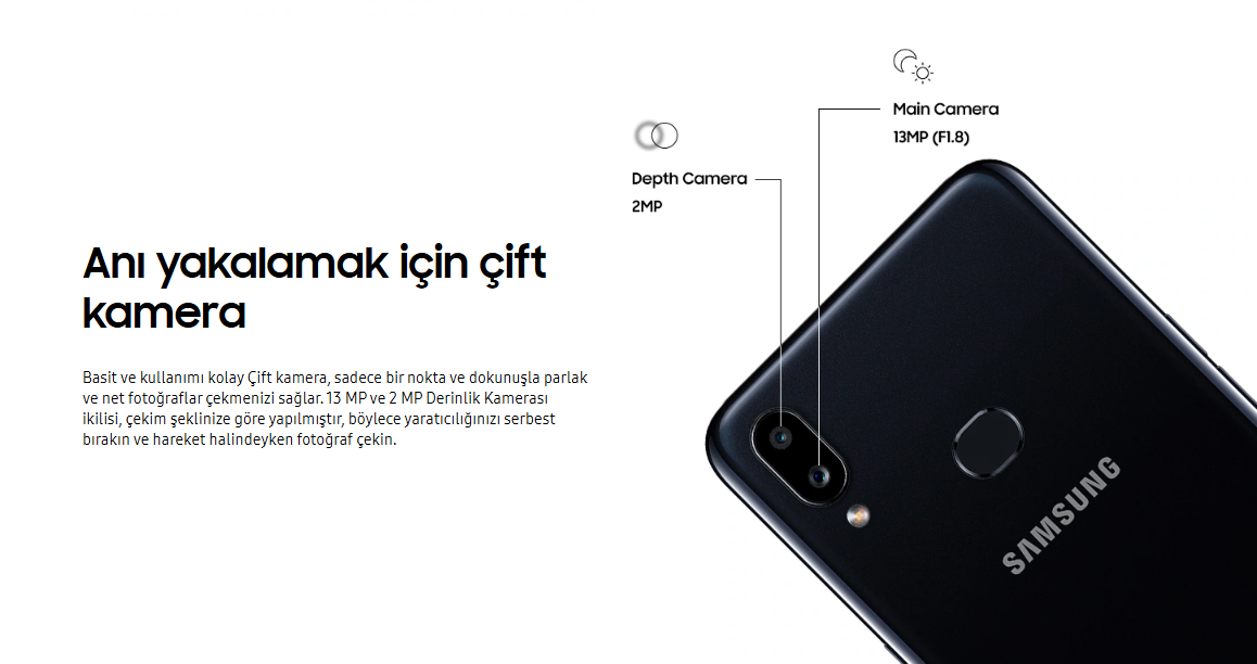 Yenilenmiş Samsung Galaxy A10s Kamera